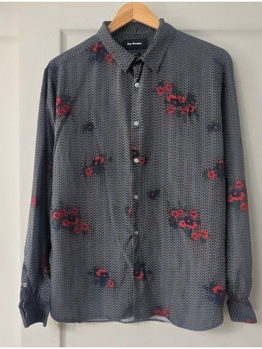 The Kooples | Men's Floral Chain Print Fitted Shirt
